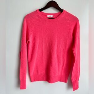 Equipment Femme 100% Cashmere Women Small Sloane Crew Neck Sweater Hot Pink